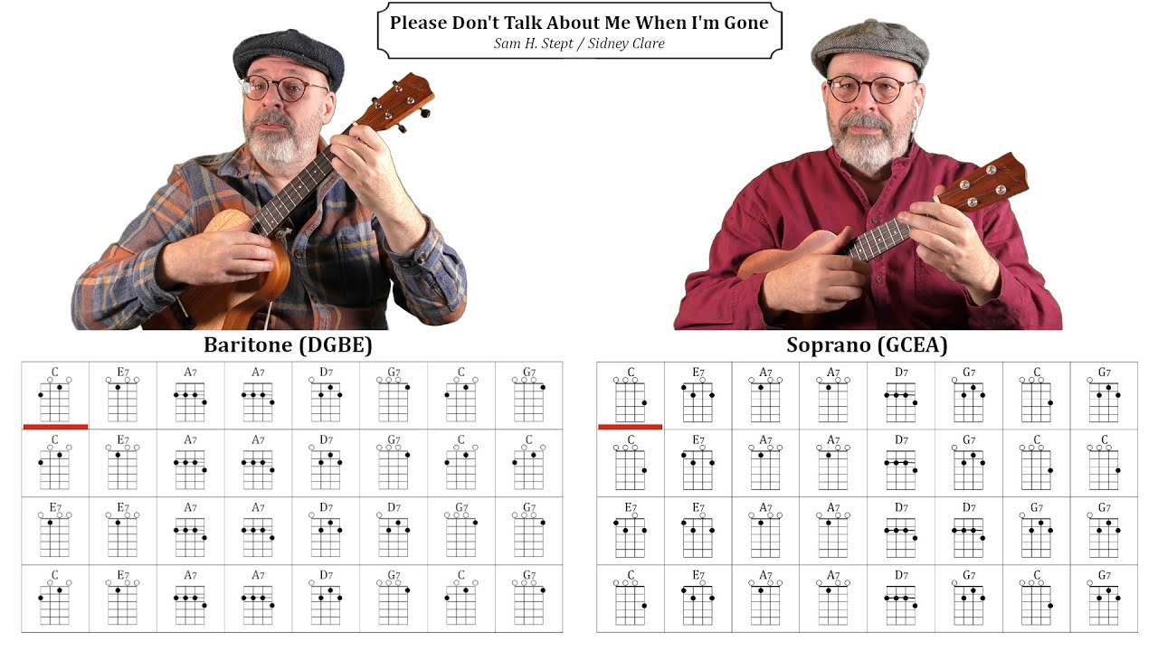 Easy jazz play along for ukulele and baritone ukulele, 