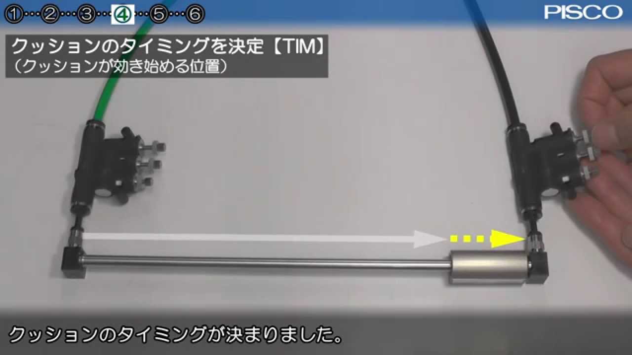 クッション機能付スピードコントローラ　速度調整方法