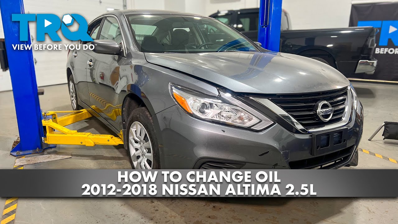 How to Change Oil 2012-2018 Nissan Altima 2.5L