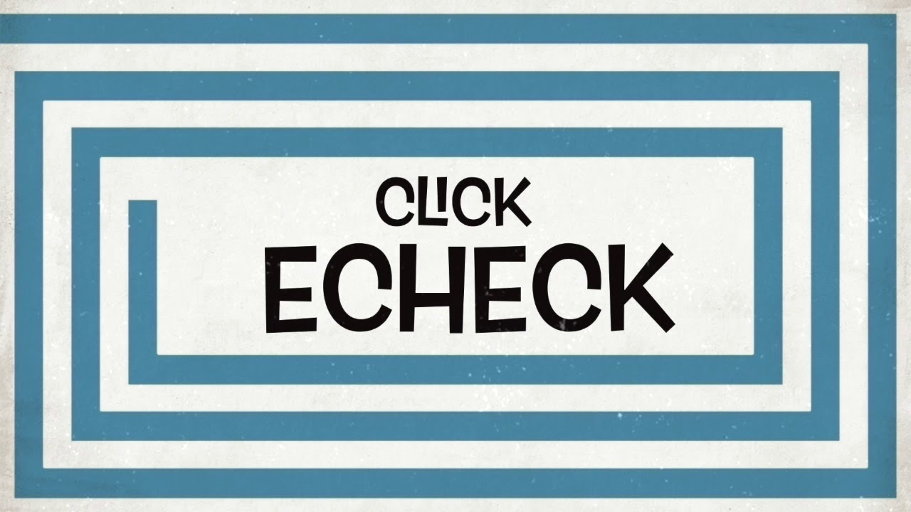 Part III: How to pay with eCheck