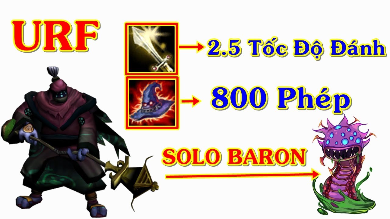 JAX URF FULL AP 2.5 Tốc Độ Đ&aacute;nh | SOLO BARON C&Acirc;N 4 Qu&aacute; Dễ | Tr&acirc;u Best Udyr