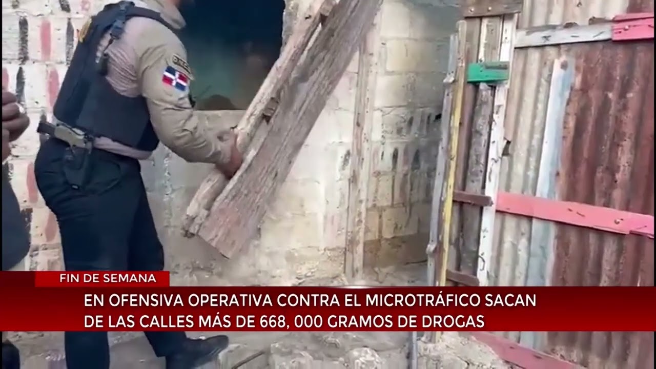 Este 2026 sacan de las calles más de 668, 000 gramos de drogas