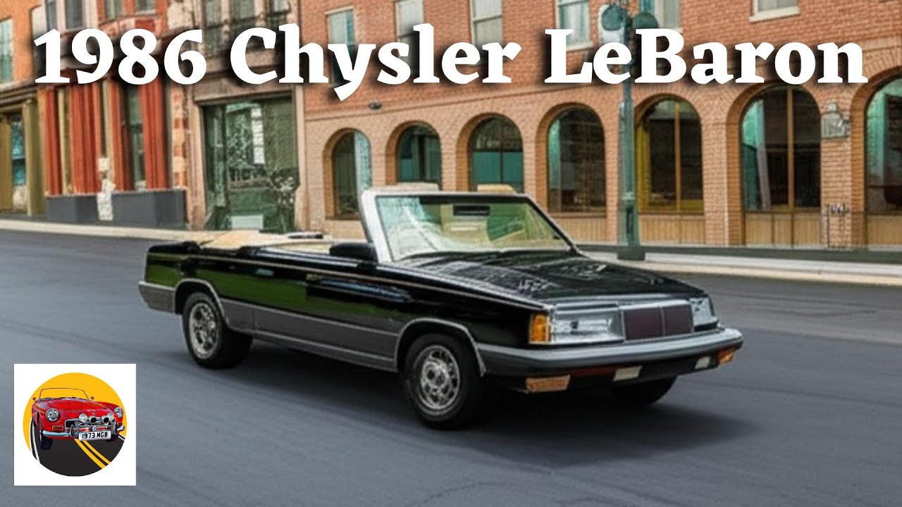 1986 Chrysler LeBaron Convertible - Retro Luxury from the ’80s!