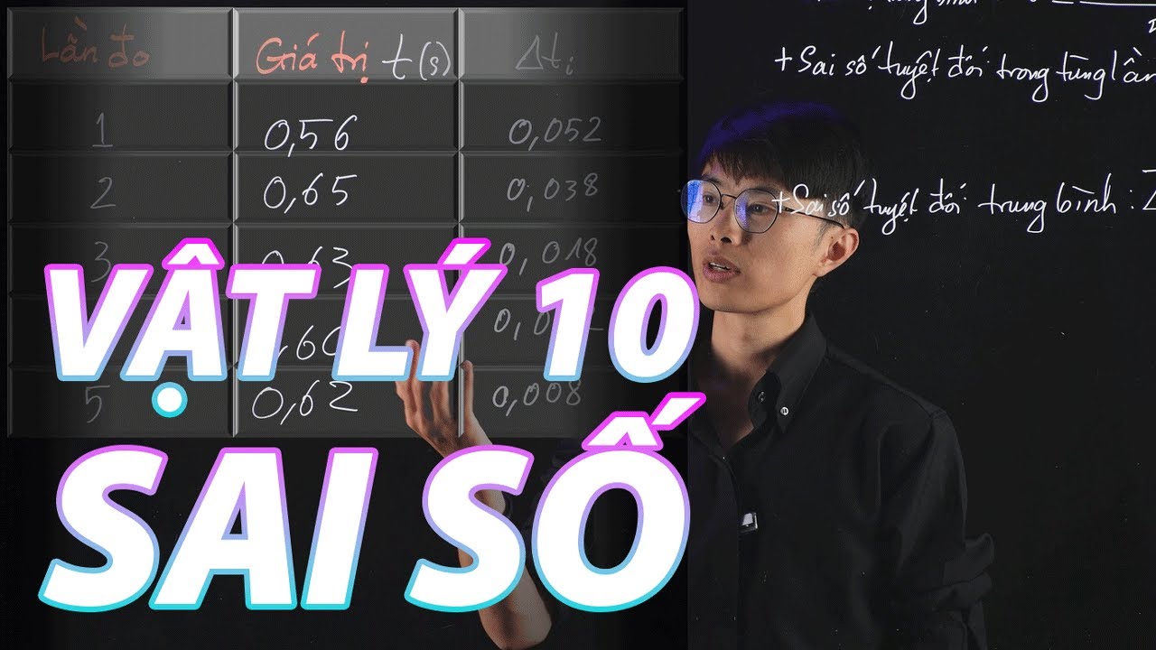 VẬT LÝ 10 | SAI SỐ TRONG VẬT LÝ | THẦY DUY