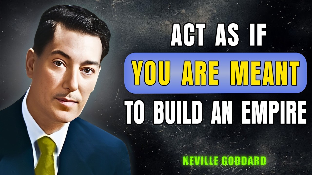 Act As If You Are Meant to Build an Empire | Neville Goddard