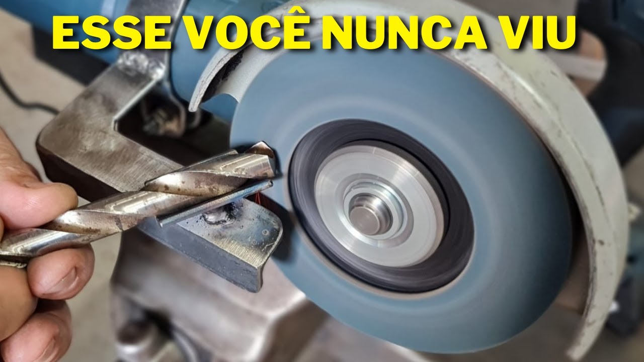Com Essa Ferramenta Caseira Você Afia Todos os Tamanhos de BROCAS de Forma Fácil e Rápida