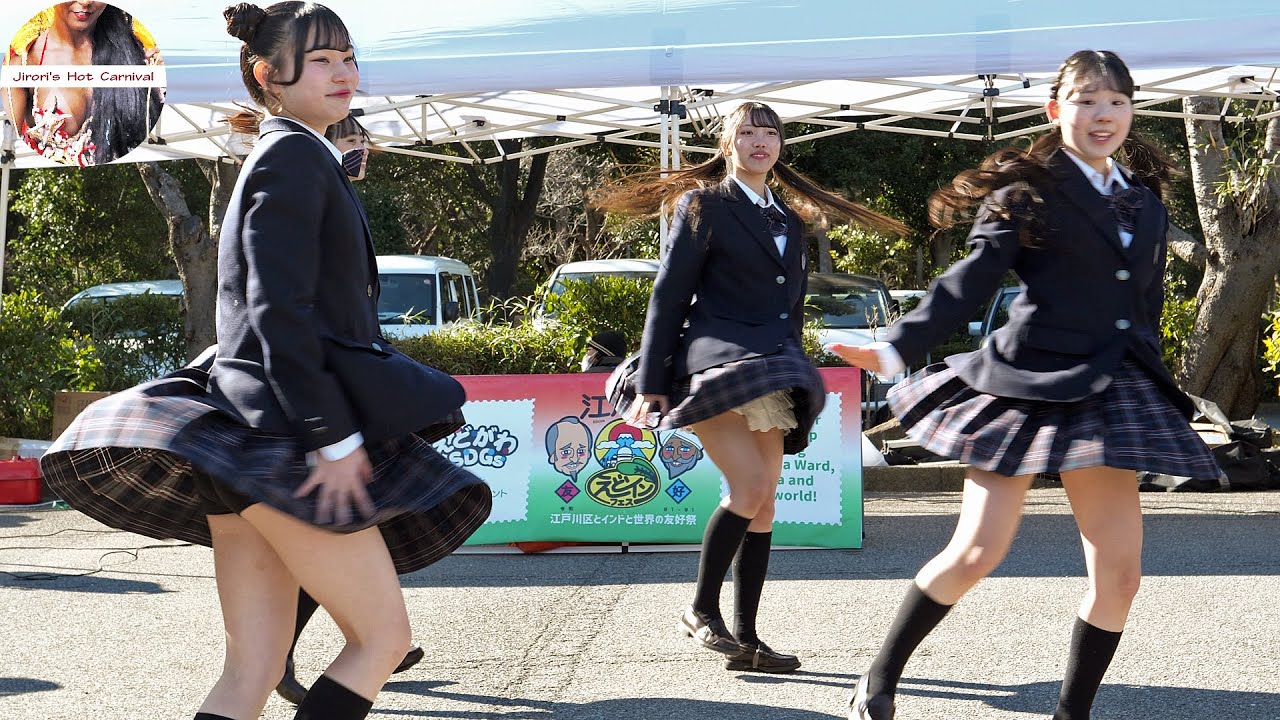 えどイン・フェスで現役女子高生アイドルグループが制服ダンス①