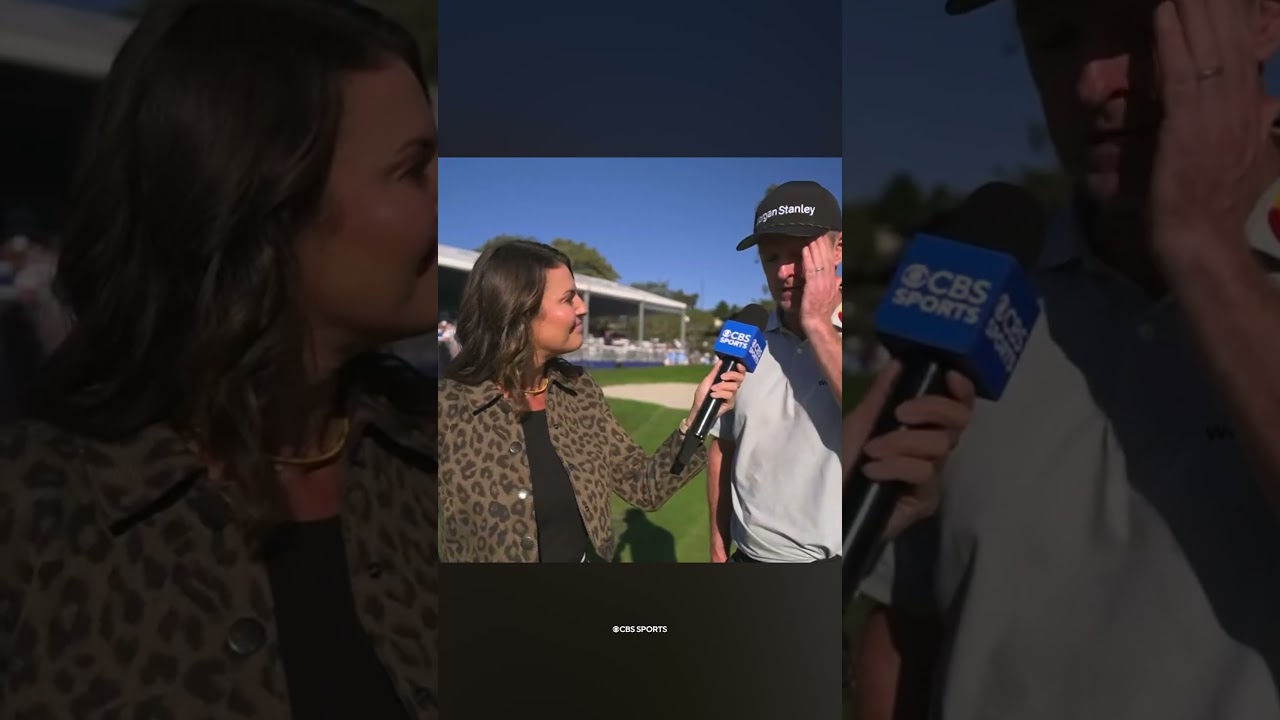 Justin Rose dedicated his win at Torrey Pines to his longtime caddie Mark Fulcher #golf #shorts