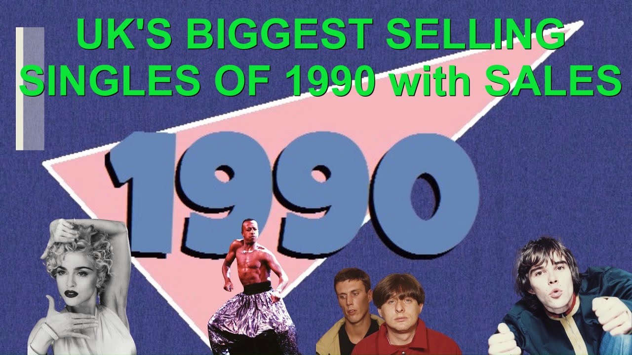 UK's Biggest Selling Singles of 1990 - Top 200 with sales