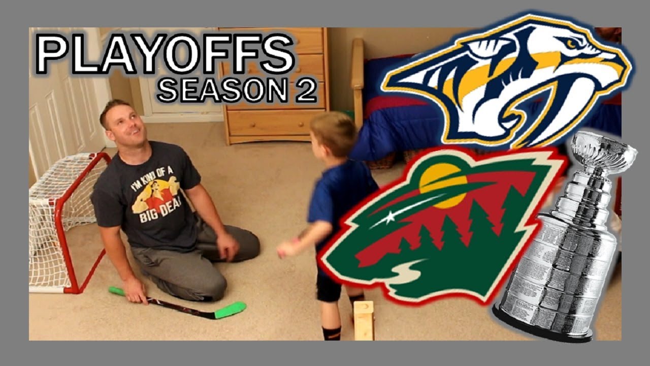KNEE HOCKEY PLAYOFFS - WILD / PREDATORS - WESTERN CONFERENCE SEMIFINALS - SEASON 2 - QUINNBOYSTV