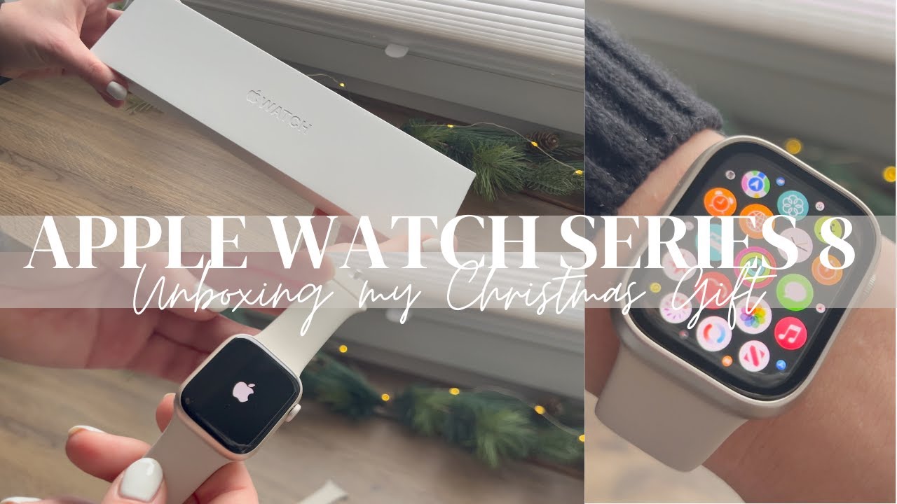 APPLE WATCH SERIES 8, Unboxing my Christmas Gift, 4K #92