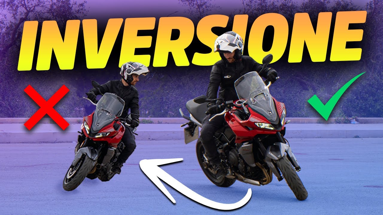 Come fare INVERSIONE a “U” IN MOTO! ↩️