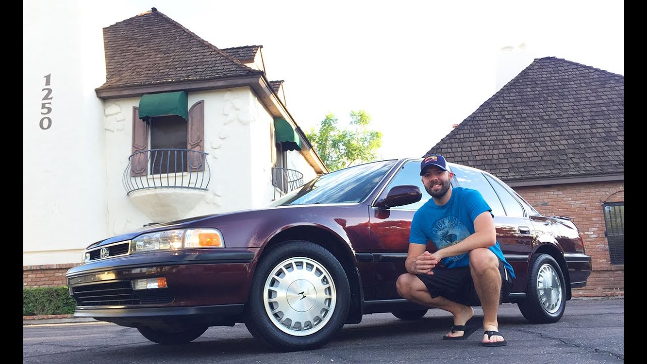 Unbelievable 1990 Honda Accord EX Sedan - Mulberry Red Pearl