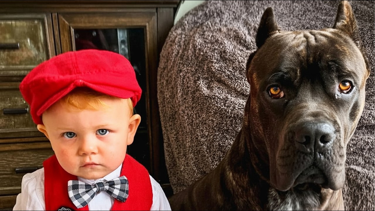 Wir adoptierten Bruno, den Cane Corso – aber er wurde der stille Schutzengel unseres Babys