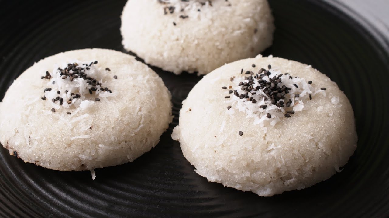 Рецепт кокосового рисового пирога 🥥 домашний кокосовый рисовый пирог с паром