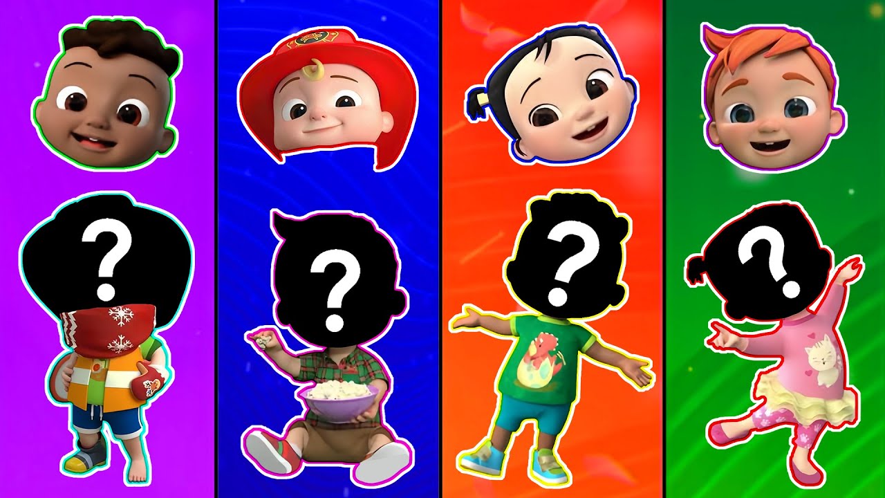 Can You Match the Right Faces with the Bodies for CeCe, Nico, Ji, and Cody? | Cocomelon Challenge