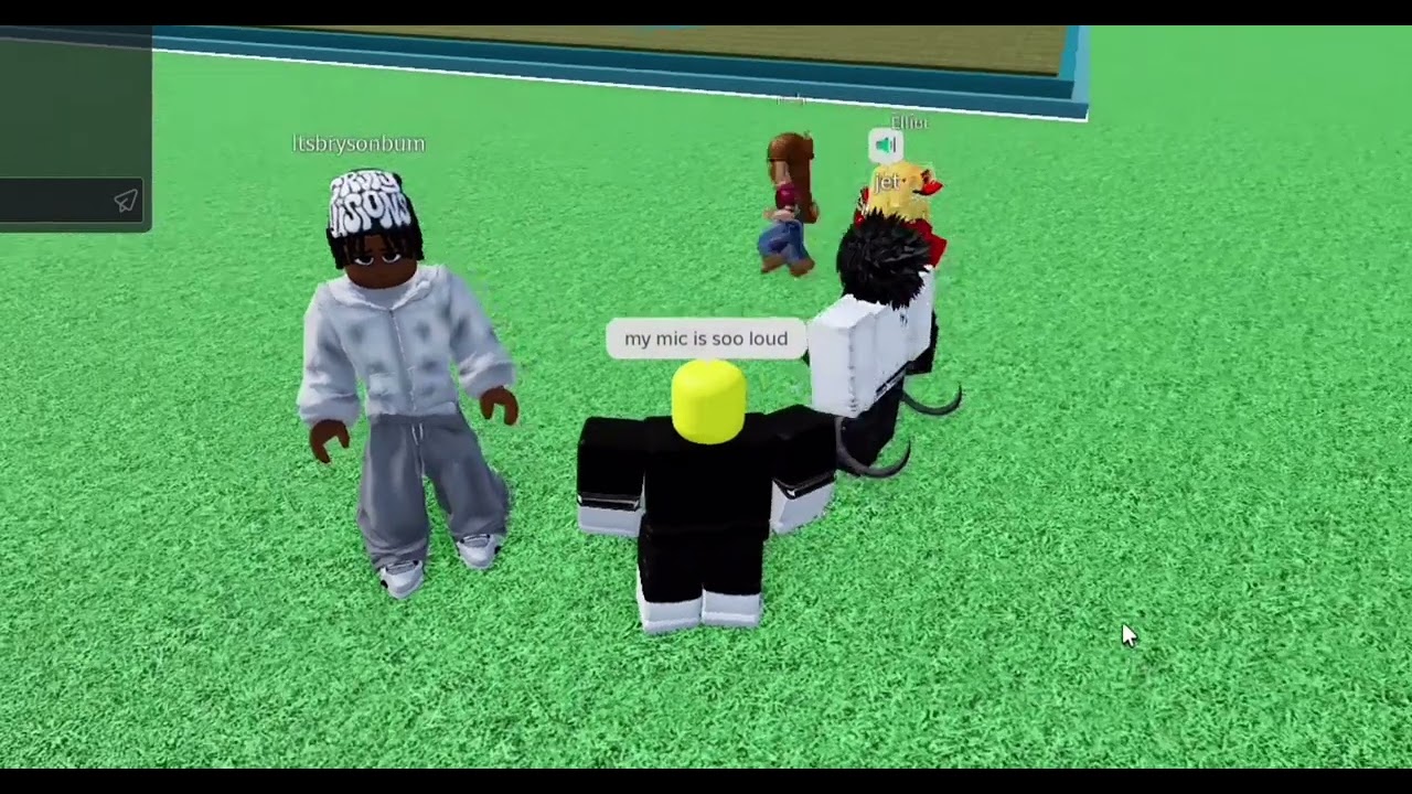 Trolling People In Roblox With The Loudest Headset. 