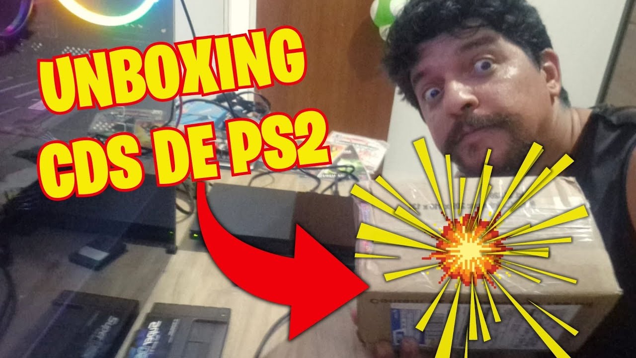 Unboxing Nost&aacute;lgico: Caixa Misteriosa de Jogos PS2 do Carlos EletroSpeed!