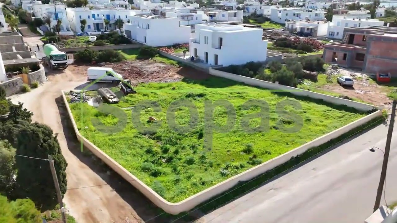 Scopas: [D486] Plot with Building Permit 600.000&euro;  - Alyki, Paros island, Greece.