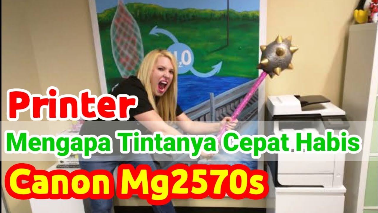 Printer canon mg2570s tinta cepat habis