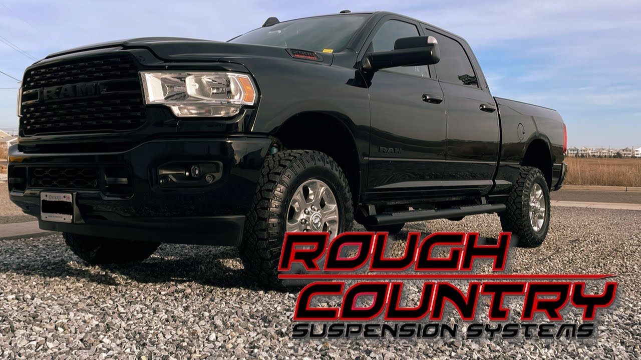 Rough Country Air Bag Install On Our 2022 Ram 2500 Hemi