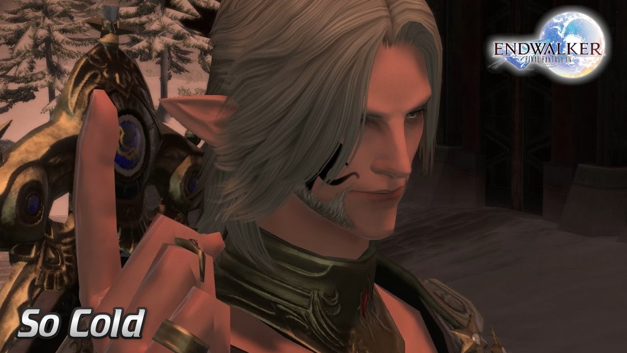Final Fantasy XIV Endwalker- Urianger is shivering cold