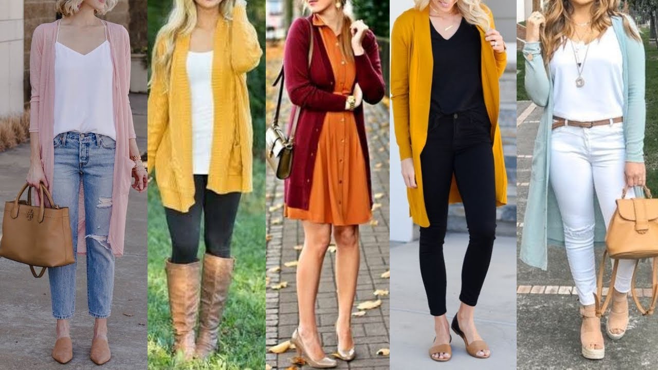 CARDIGANS COMO COMBINARLOS EN TUS LOOKS Y OUTFITS COMBINACIONES DE ROPA CON CARDIGANS COMO LLEVARLOS