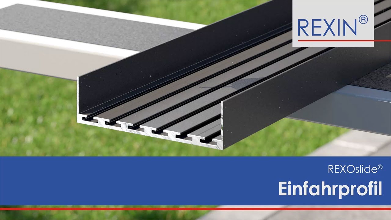 Aufbauanleitung REXOslide® Einfahrprofil für Glasschiebewände