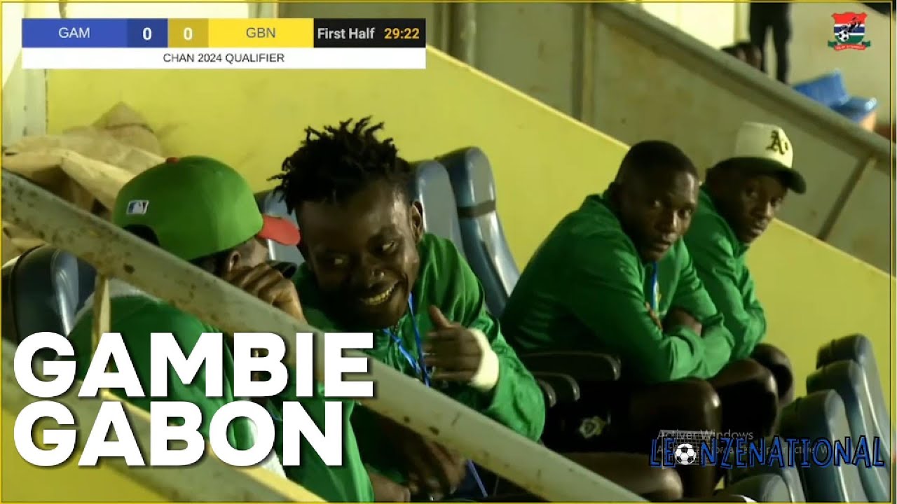 Résumé I Gambie A' vs Gabon A' Match aller Qualification CHAN 2024