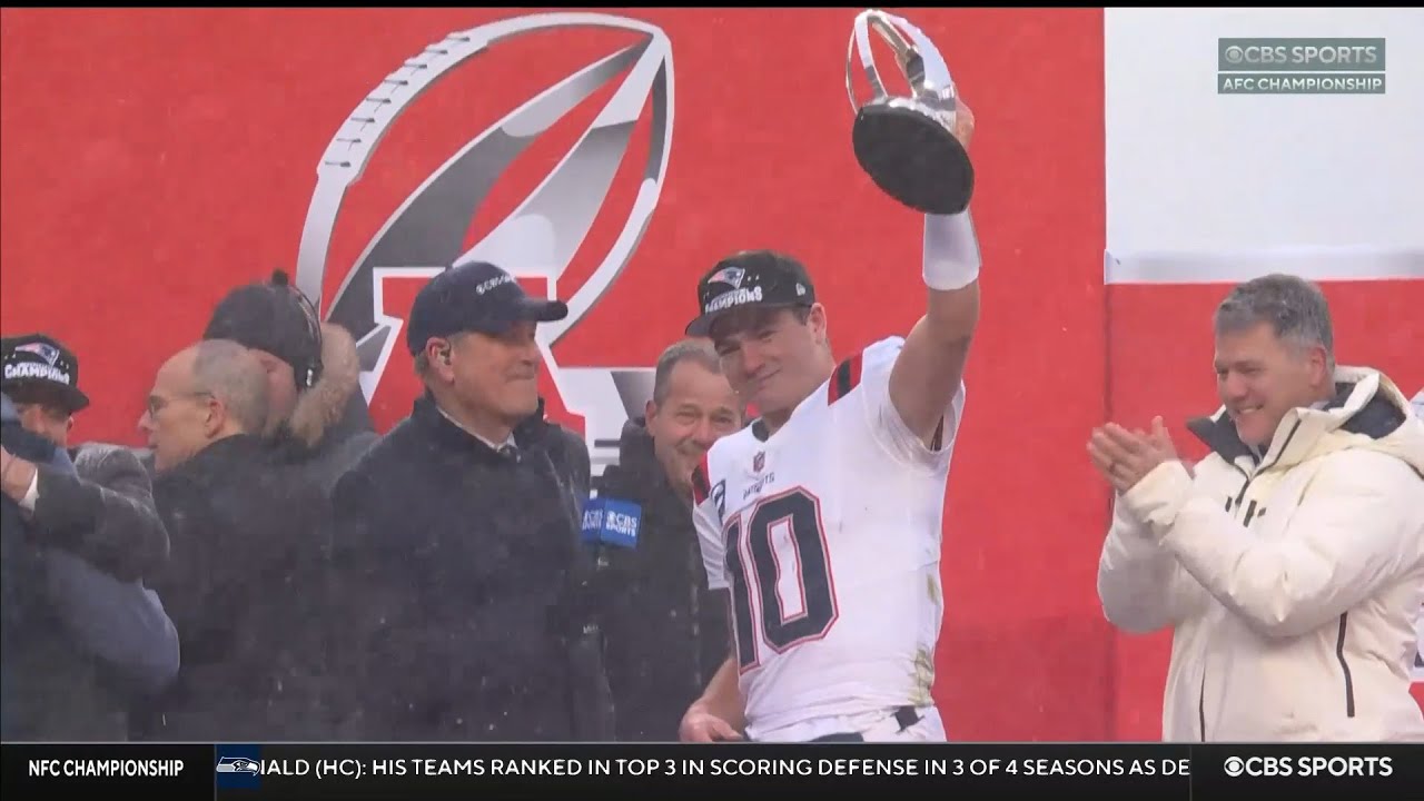 NFL on CBS 2025-'26 | AFC Championship: Patriots vs. Broncos Postgame + Trophy Presentation