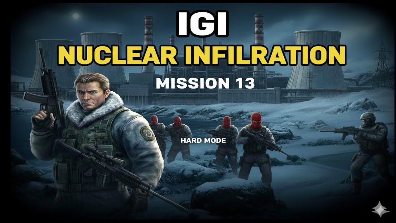 Project IGI - Mission 13 - Nuclear Infiltration / igi_1 mission 13 sinhala game play ▶