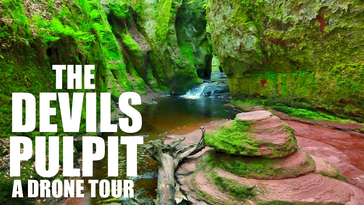 The Devil's Pulpit : A drone tour