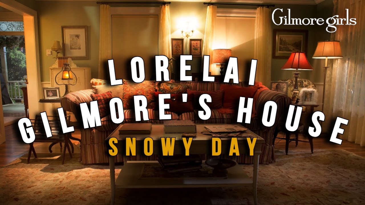 Lorelai Gilmore's house 🍕 Gilmore Girls 🏡 | Fireplace, TV, wind