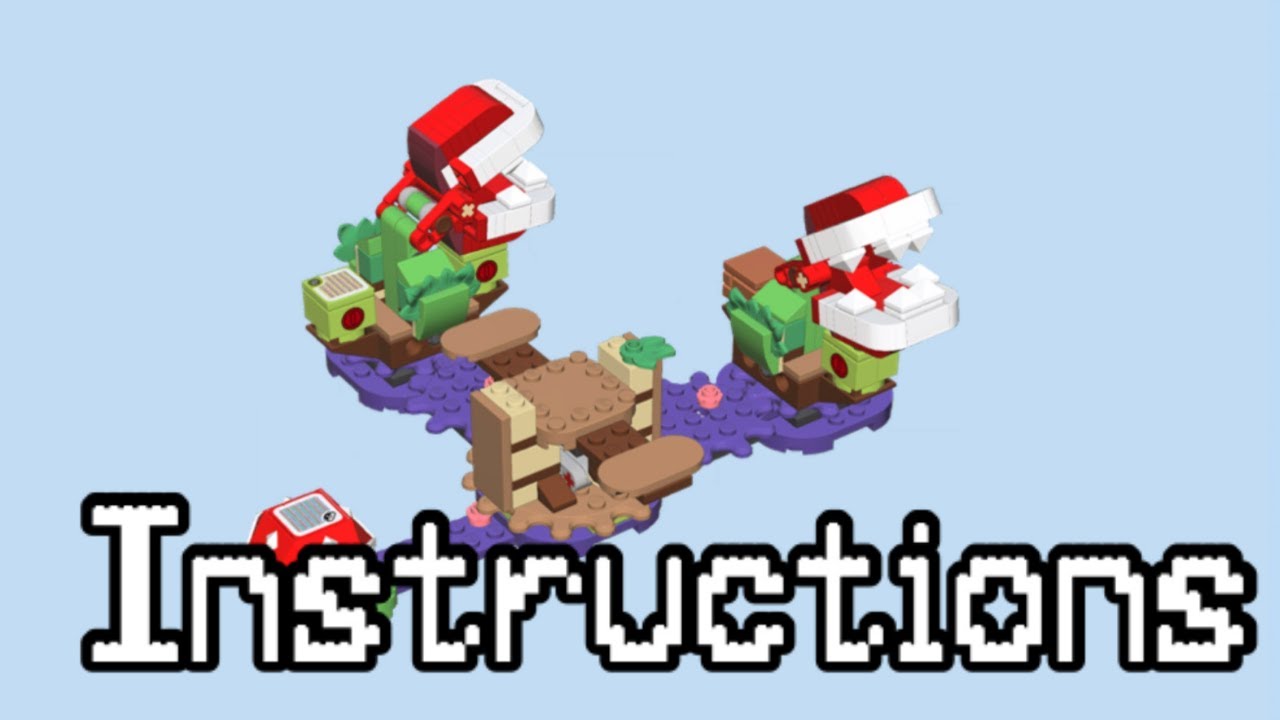 LEGO Super Mario Piranha Plant Puzzling Challenge Set Instructions! Set 71382
