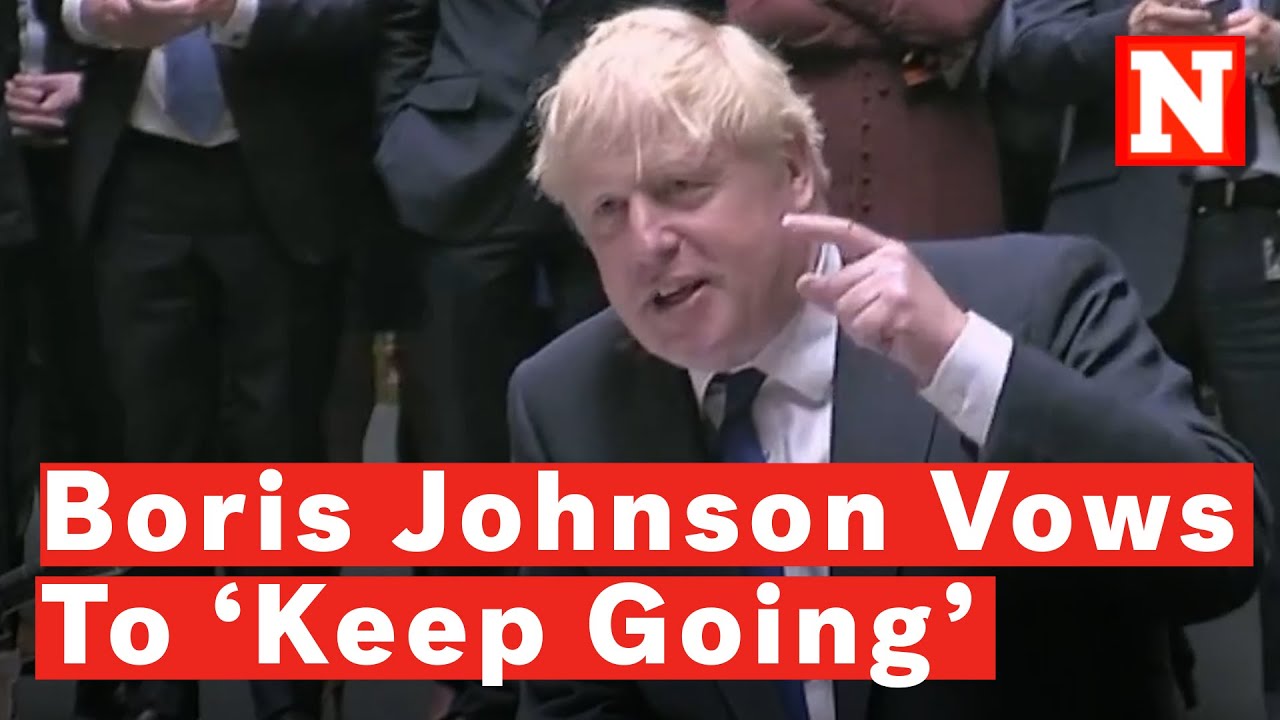 Boris Johnson Vows To 'Keep Going' After Two Top Cabinet Members Resign