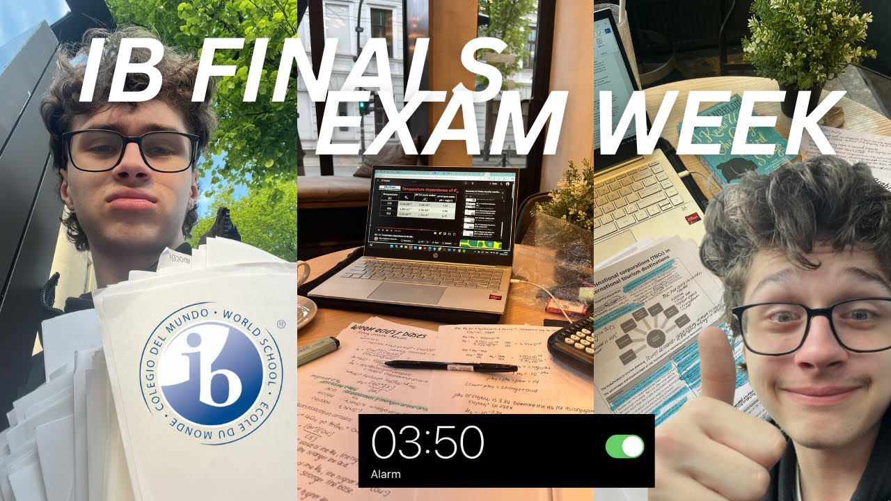 IB Finals Exam Week (hell week)┃Intense IB Study Vlog