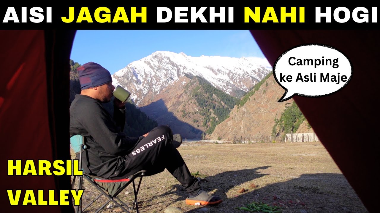 Winters Night Camping in HARSIL VALLEY | Gangotri Ride | Camping in India