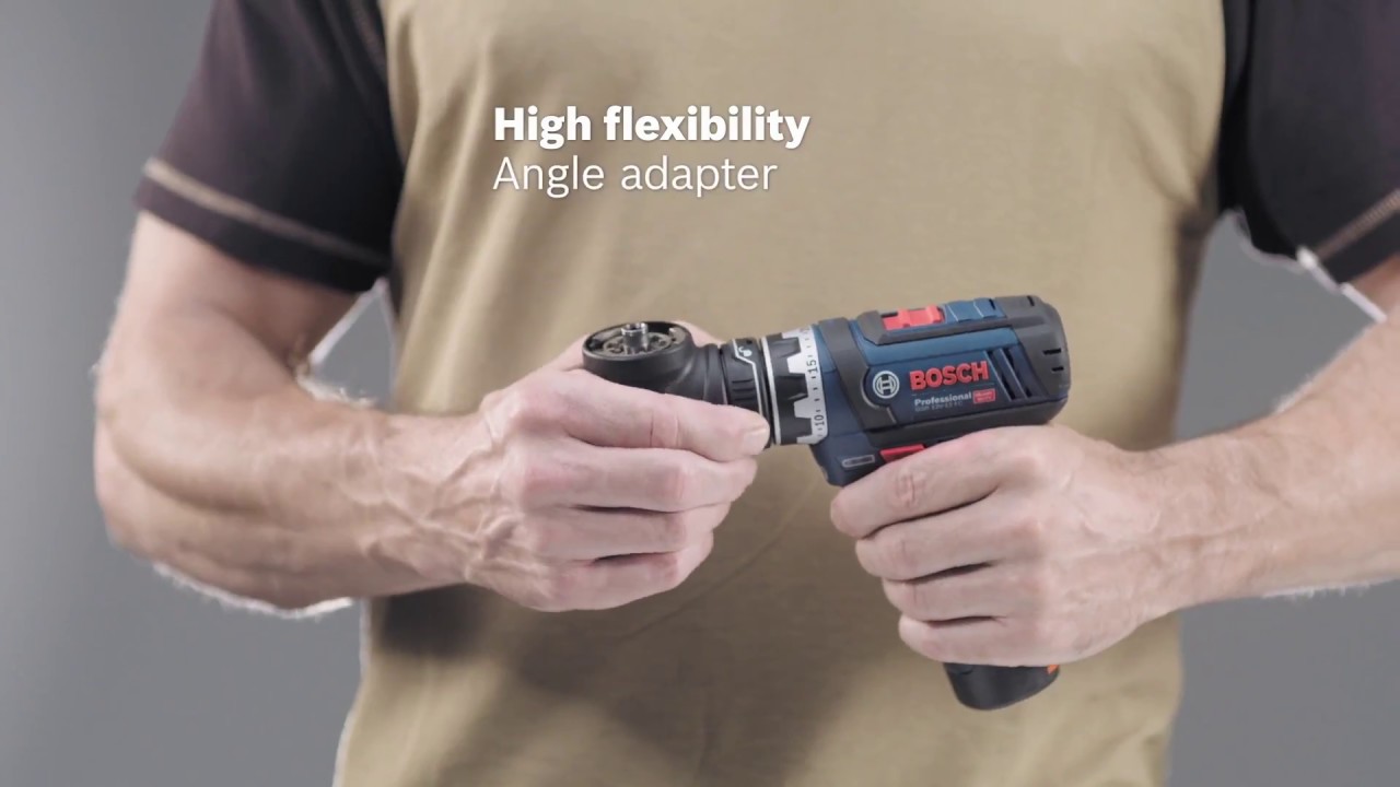 מברגה/מקדחה מודולרית בוש BOSCH GSR 12V-15FC
