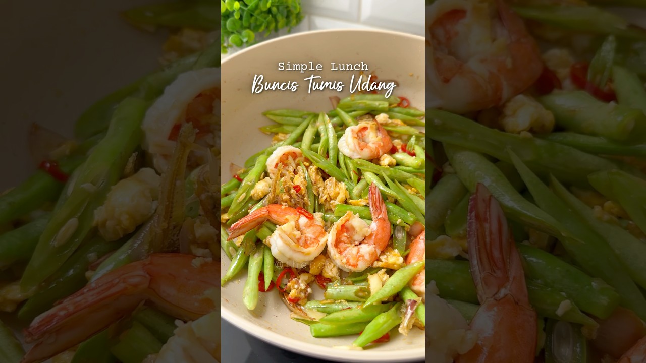Buncis Tumis Udang