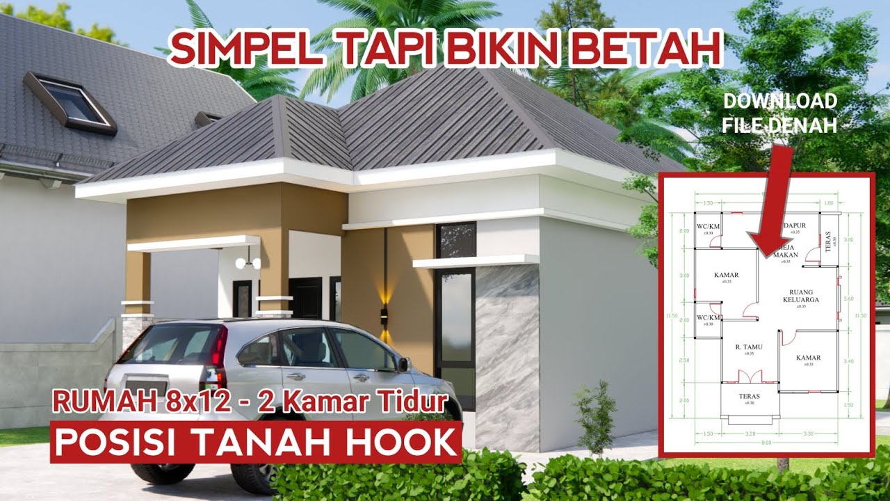 RUMAH IDAMAN 8x12 - 2 kamar tidur by Shj project