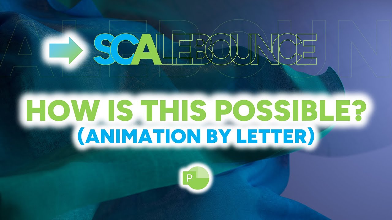 CRAZY ANIMATION🔥with text fill by letter in PowerPoint. A step by step tutorial.