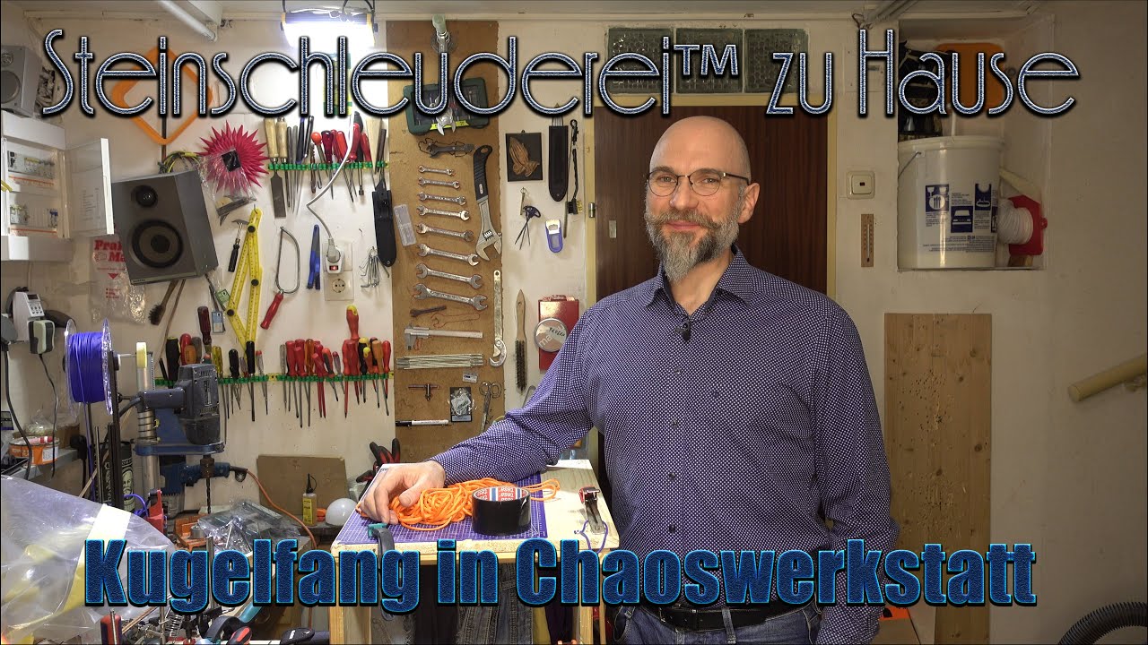 Steinschleuderei™ zu Hause - Wir bauen einen Kugelfang und Ziele
