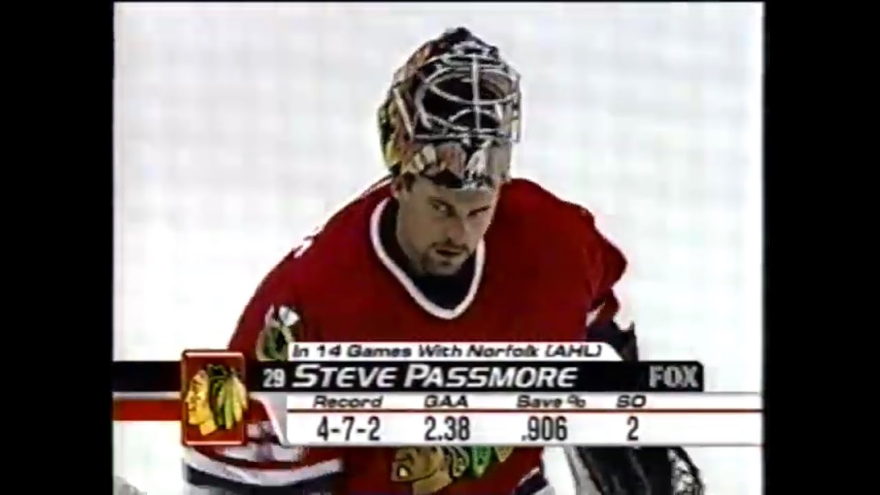 Chicago Blackhawks @ Calgary Flames - Feb. 6, 2003 - Steve Passmore, Alex Zhamnov, Theo Fluery