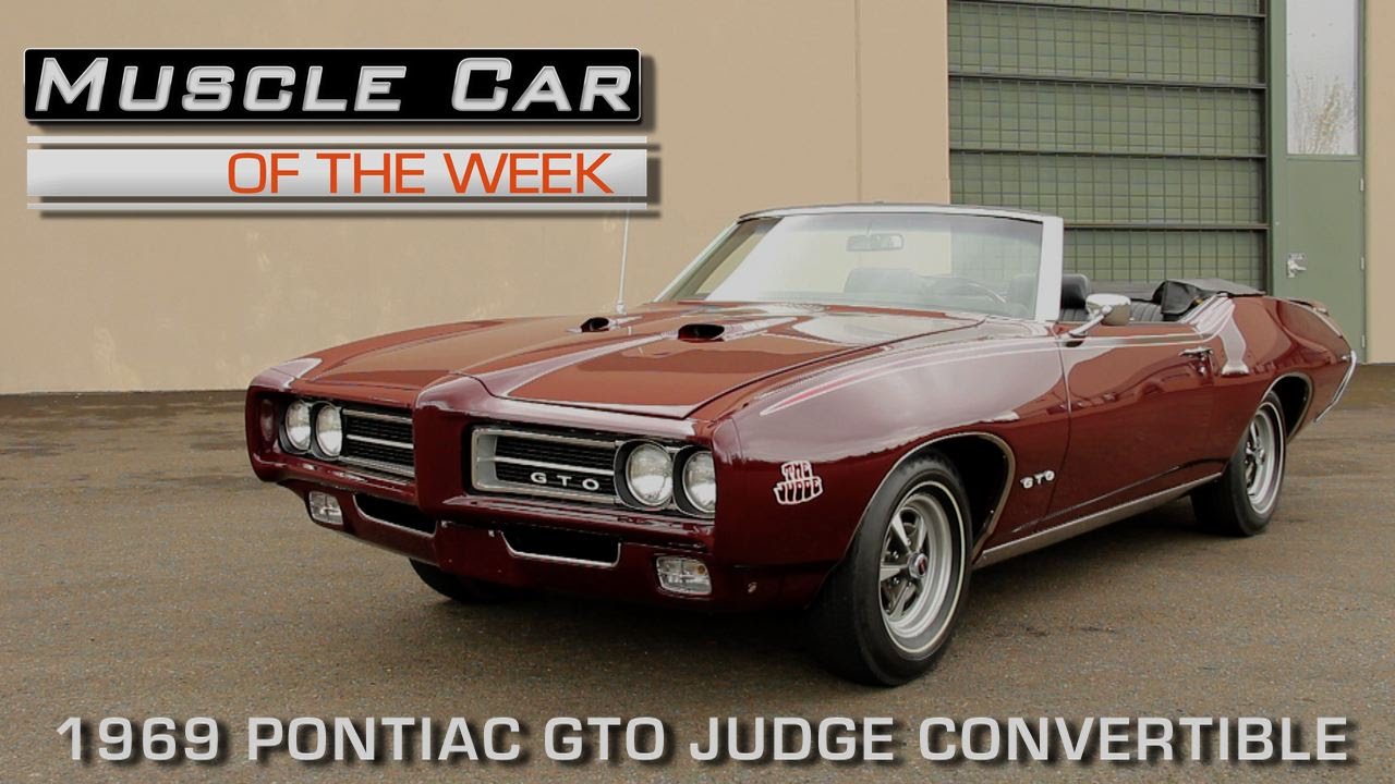 Muscle Car Of The Week Video Episode #159: 1969 Pontiac GTO Judge Convertible