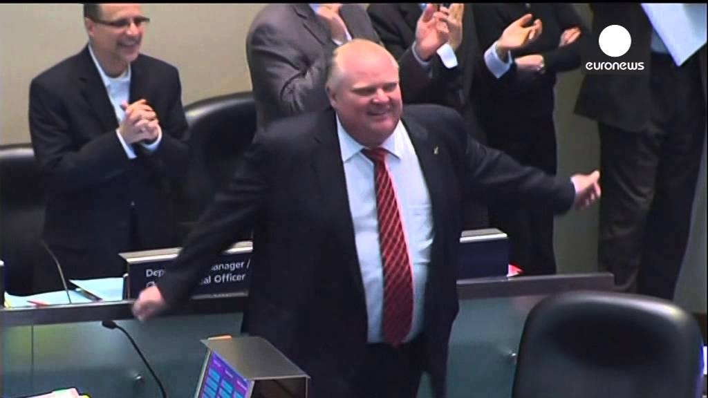 Dancing Mayor: Toronto's Rob Ford shows off reggae moves on City Hall floor