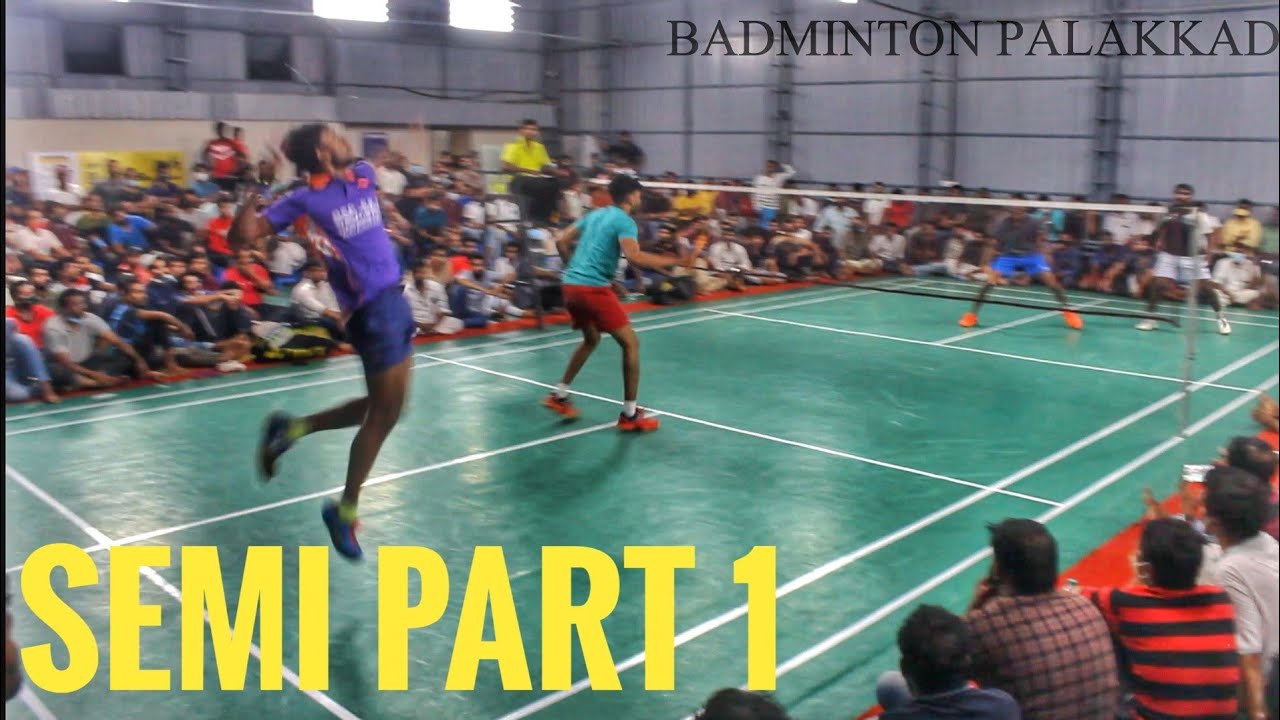 BALU NG & WAYANAD SANTHOSH VS VINAY & NOUFAL MUTHU :PULLARA SHUTTLE CLUB ALL KERALA OPEN SEMI PART 1