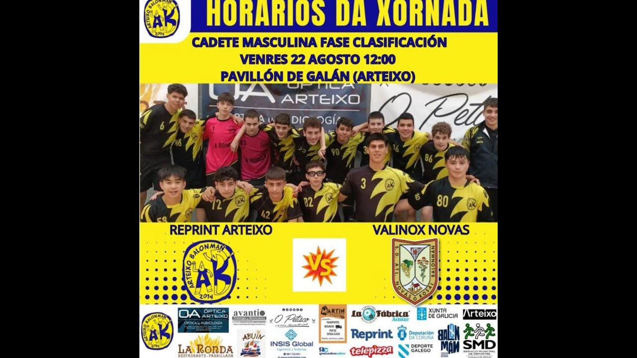 (CM) FASE DE CLASIFICACION Reprint Arteixo - Valinox Novas