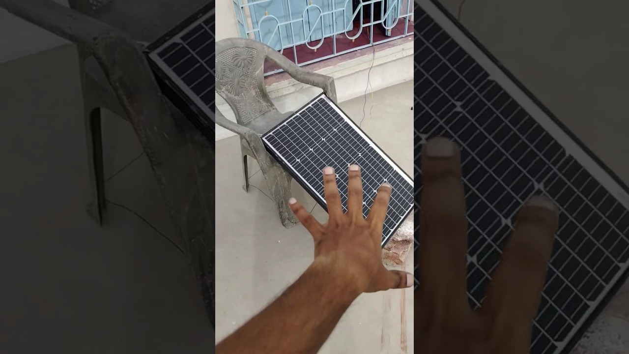 loom solar panel 12v 55watt #electroniccomponent #experiment #smartphone