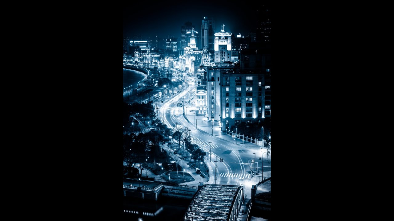 SHANGHAI  city at night - The old oak tree 1951