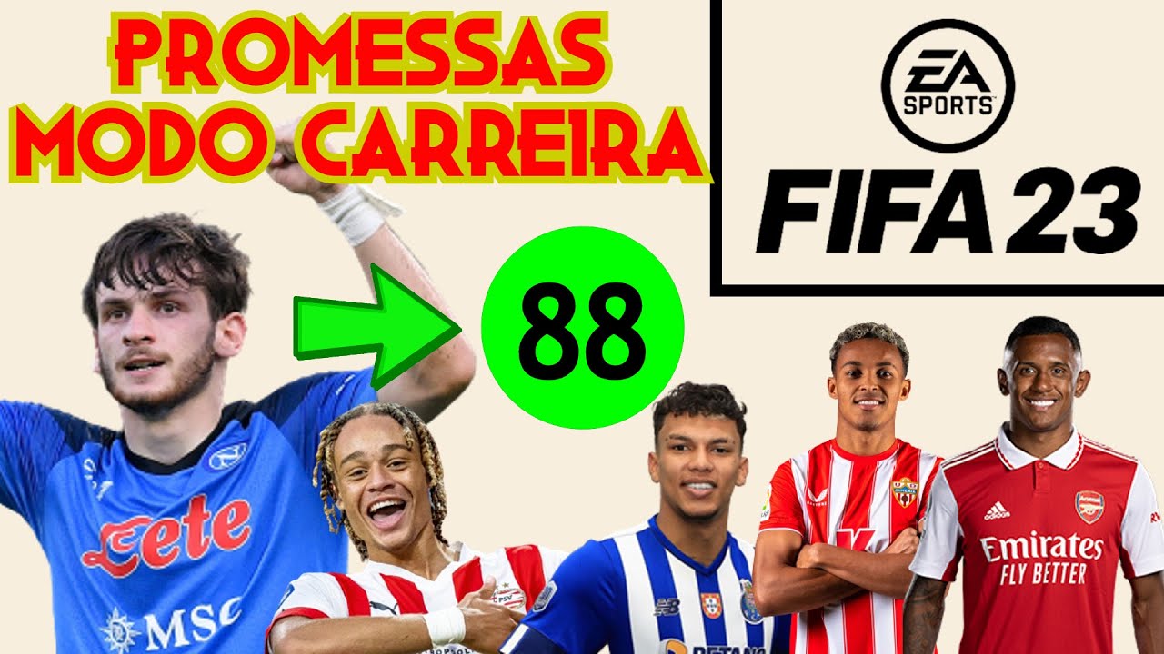 MELHORES PROMESSAS para o MODO CARREIRA | FIFA 23 | (Por Posição).